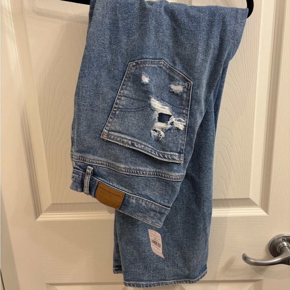 American Eagle Blue Distressed Jeans
